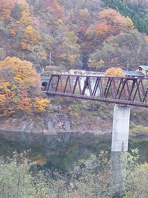 湯西川温泉鉄橋